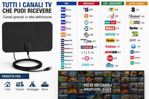 Antenna digitale terrestre - antenna, tv